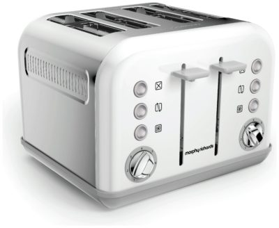 Morphy Richards - Toaster - 242032 Accents - 4 Slice - White